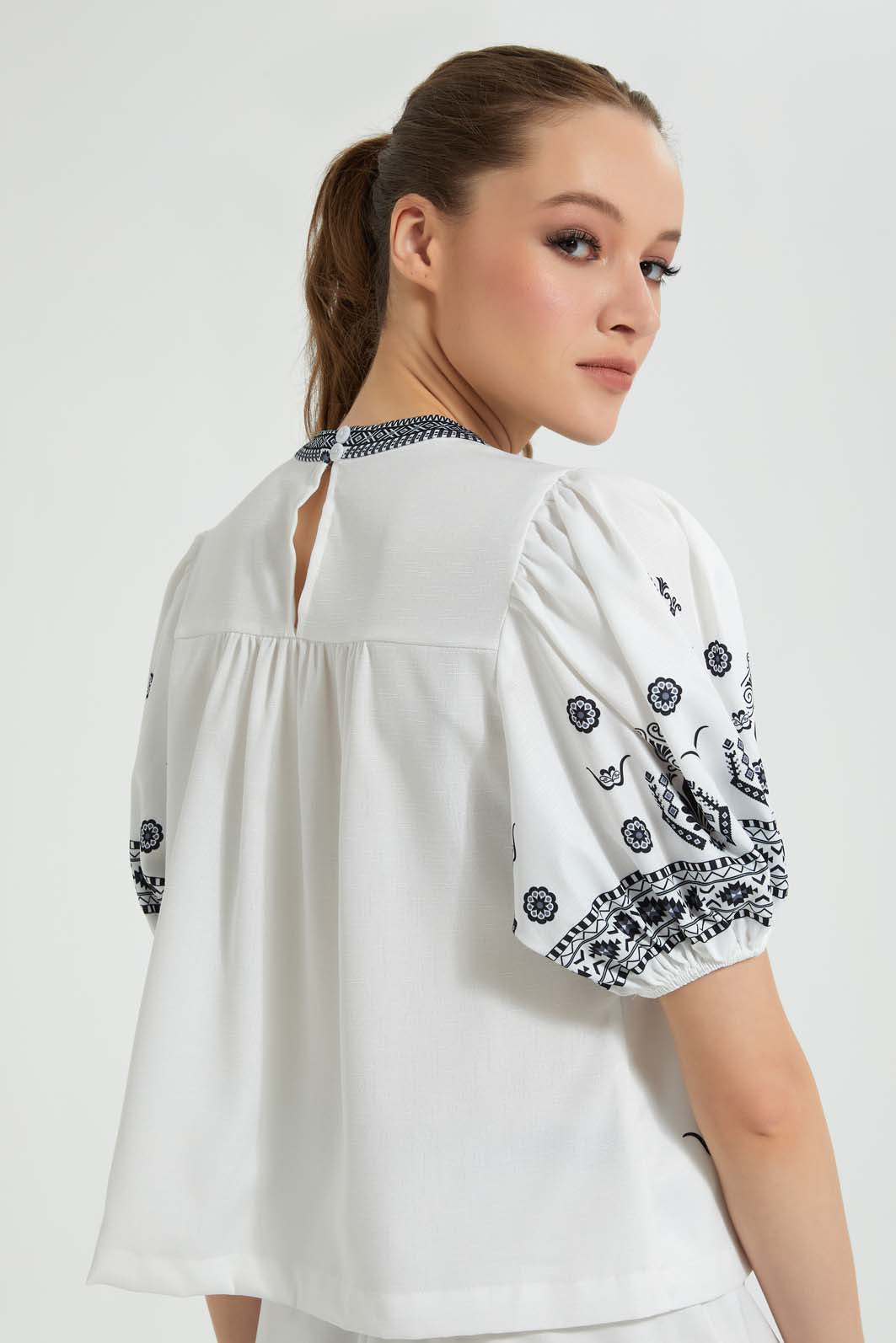 Redtag-White-Printed-Top-Blouses-Women's-