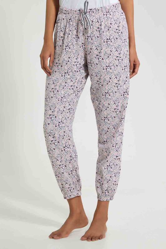 Redtag-Pale-Pink-Printed-Pyjama-Bottom-Pyjama-Bottoms-Women's-