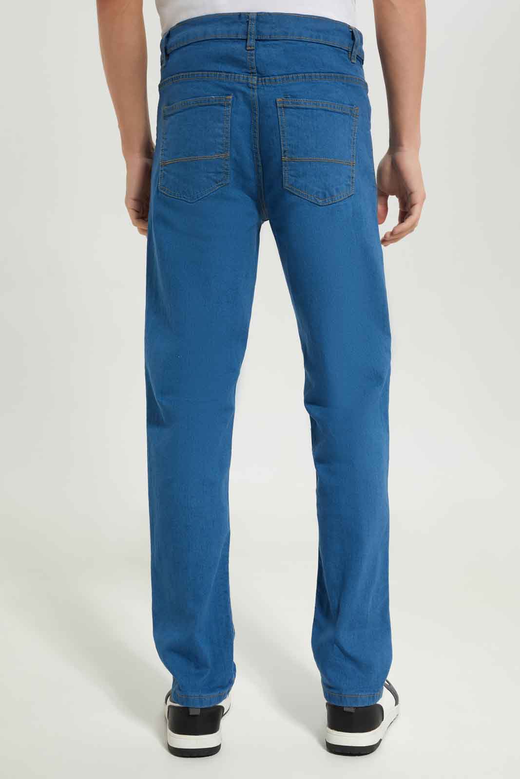 Redtag-Navy-Straight-Fit-Jean-Category:Jeans,-Colour:Navy,-Dept:Menswear,-Filter:Men's-Clothing,-Men-Jeans,-Non-Sale,-S22A,-Section:Men,-TBL-Men's-