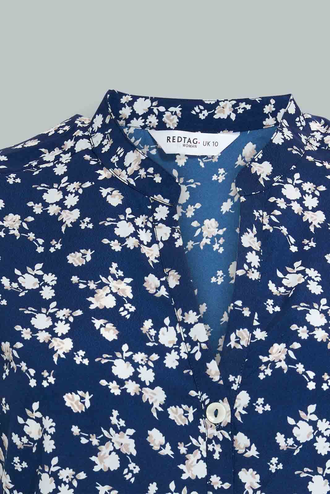 Redtag-Printed-Placket-Detail-Blouse-Blouses-Women's-