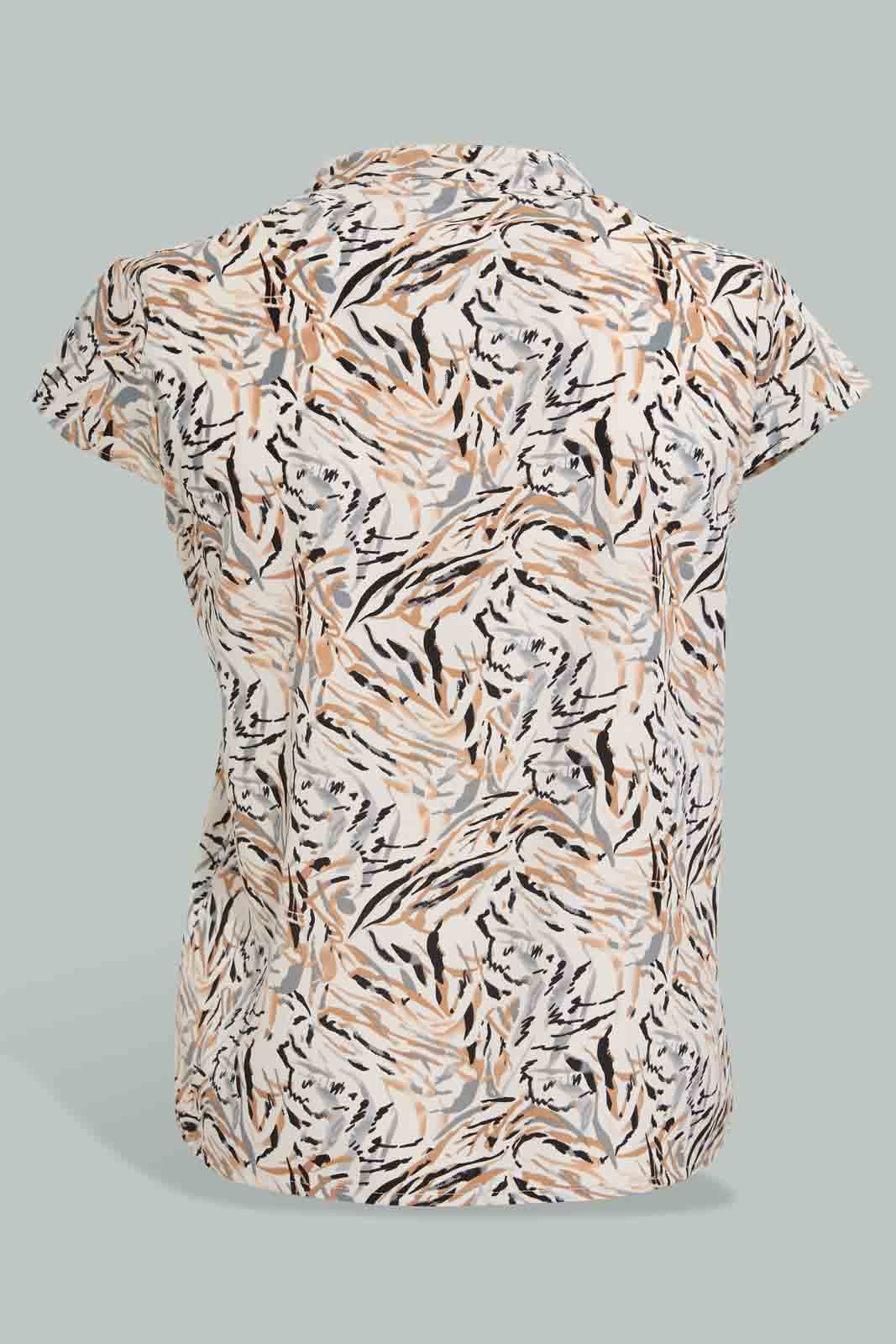 Redtag-Printed-Placket-Detail-Blouse-Blouses-Women's-