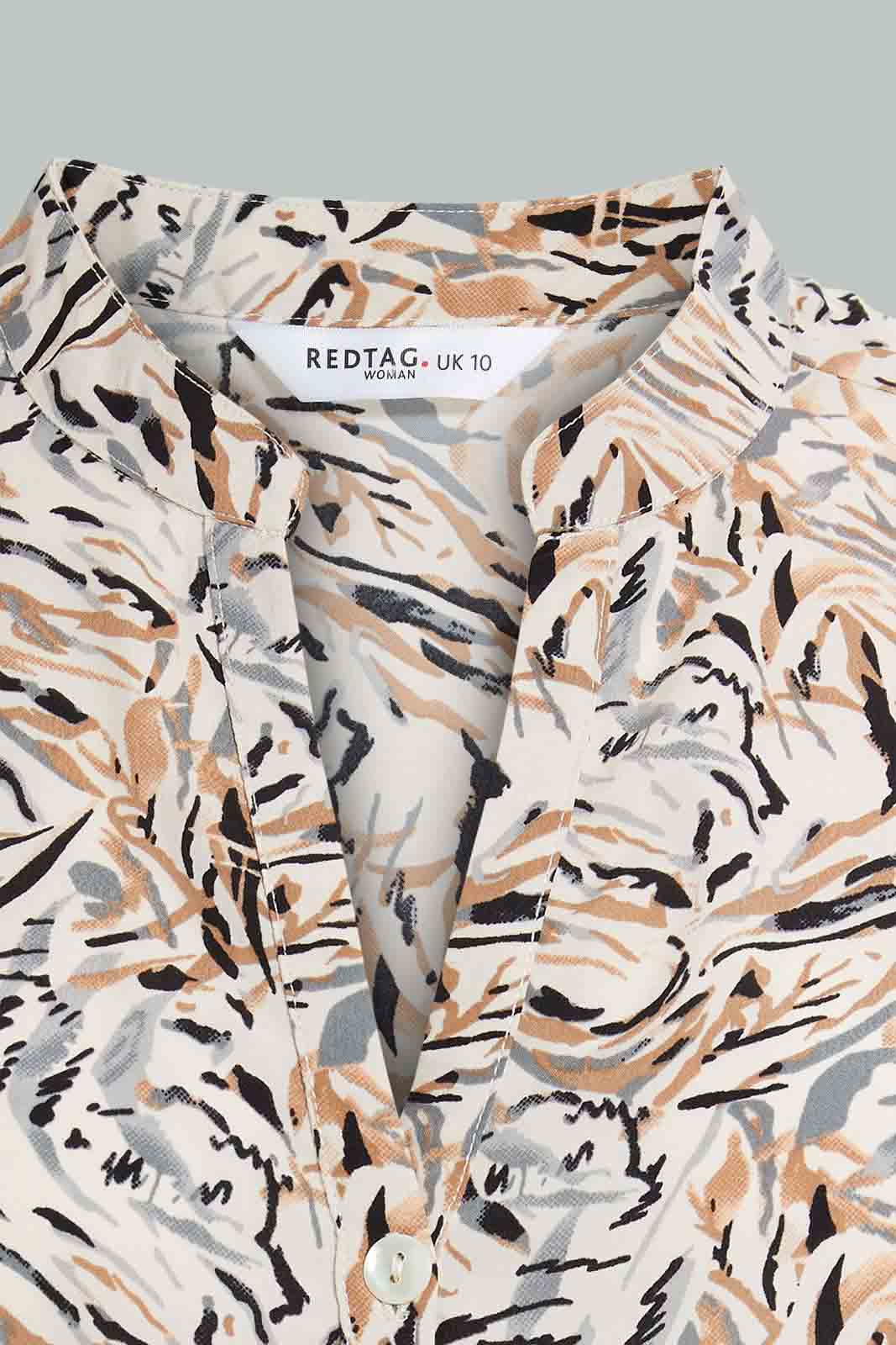 Redtag-Printed-Placket-Detail-Blouse-Blouses-Women's-