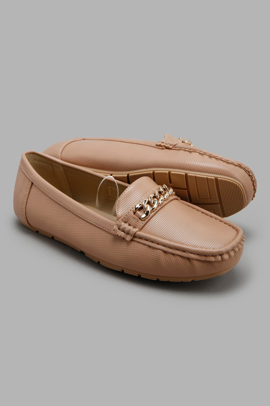 Redtag-Taupe-Square-Toe-Moccasin-Category:Shoes,-Colour:Pink,-Deals:New-In,-Filter:Women's-Footwear,-New-In-Women-FOO,-Non-Sale,-S22C,-Section:Women,-Women-Shoes-Women's-