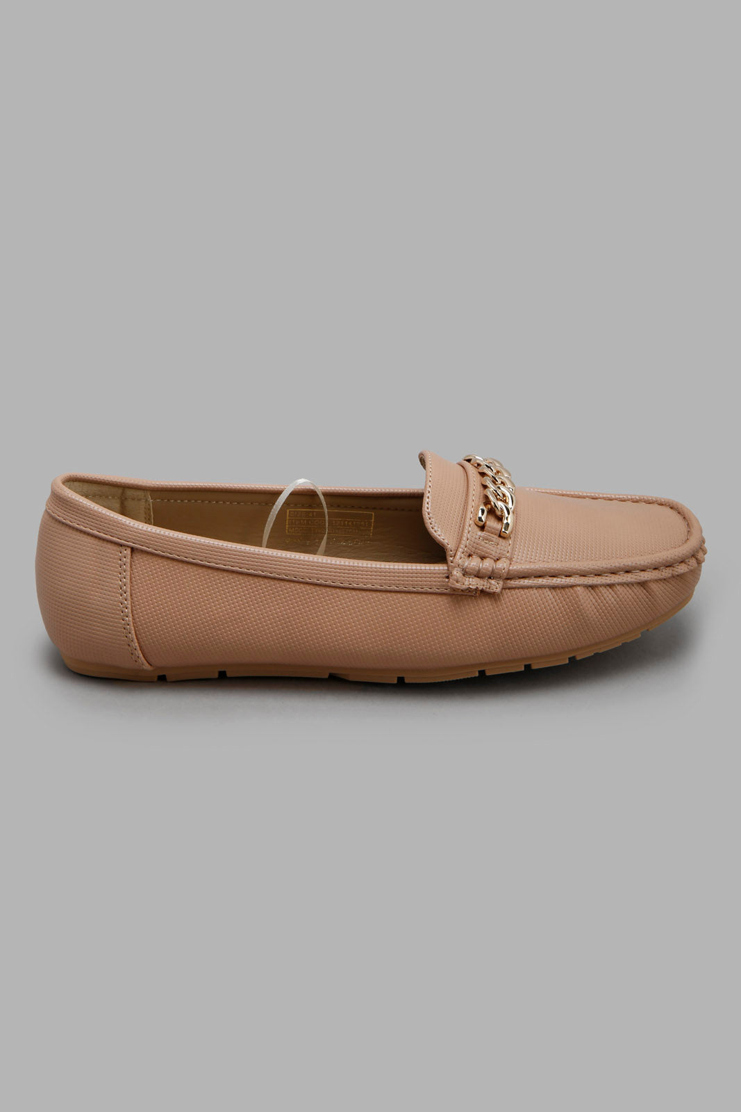 Redtag-Taupe-Square-Toe-Moccasin-Category:Shoes,-Colour:Pink,-Deals:New-In,-Filter:Women's-Footwear,-New-In-Women-FOO,-Non-Sale,-S22C,-Section:Women,-Women-Shoes-Women's-