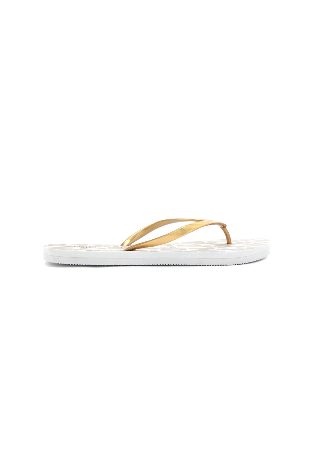 Redtag-Gold-Slogan-Flip-Flop-Category:Flip-Flops,-Colour:Gold,-Deals:New-In,-Dept:Ladieswear,-Filter:Women's-Footwear,-New-In-Women-FOO,-Section:Women,-W22O,-Women-Flip-Flops-Women's-