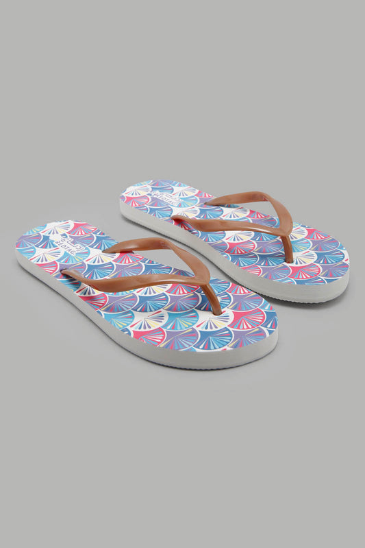 Redtag-Gold-Flip-Flop-With-Pastel-Sock-Print-Category:Flip-Flops,-Colour:Gold,-Deals:3-For-50,-Deals:New-In,-Filter:Women's-Footwear,-New-In-Women-FOO,-Non-Sale,-Section:Women,-W22O,-Women-Flip-Flops-Women's-