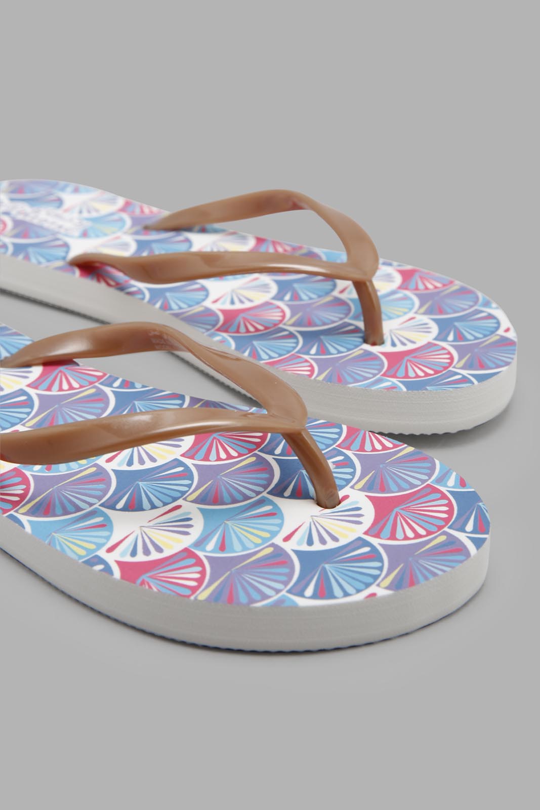 Redtag-Gold-Flip-Flop-With-Pastel-Sock-Print-Category:Flip-Flops,-Colour:Gold,-Deals:3-For-50,-Deals:New-In,-Filter:Women's-Footwear,-New-In-Women-FOO,-Non-Sale,-Section:Women,-W22O,-Women-Flip-Flops-Women's-
