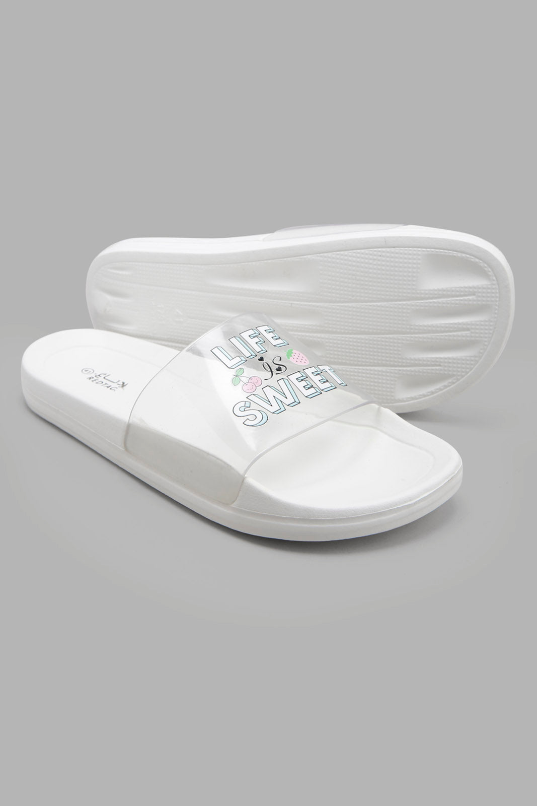 Redtag-White-Slogan-Slide-Bundle,-Category:Flip-Flops,-Colour:White,-Deals:3-For-90,-Deals:New-In,-Filter:Women's-Footwear,-New-In-Women-FOO,-Section:Women,-W22O,-Women-Flip-Flops-Women's-