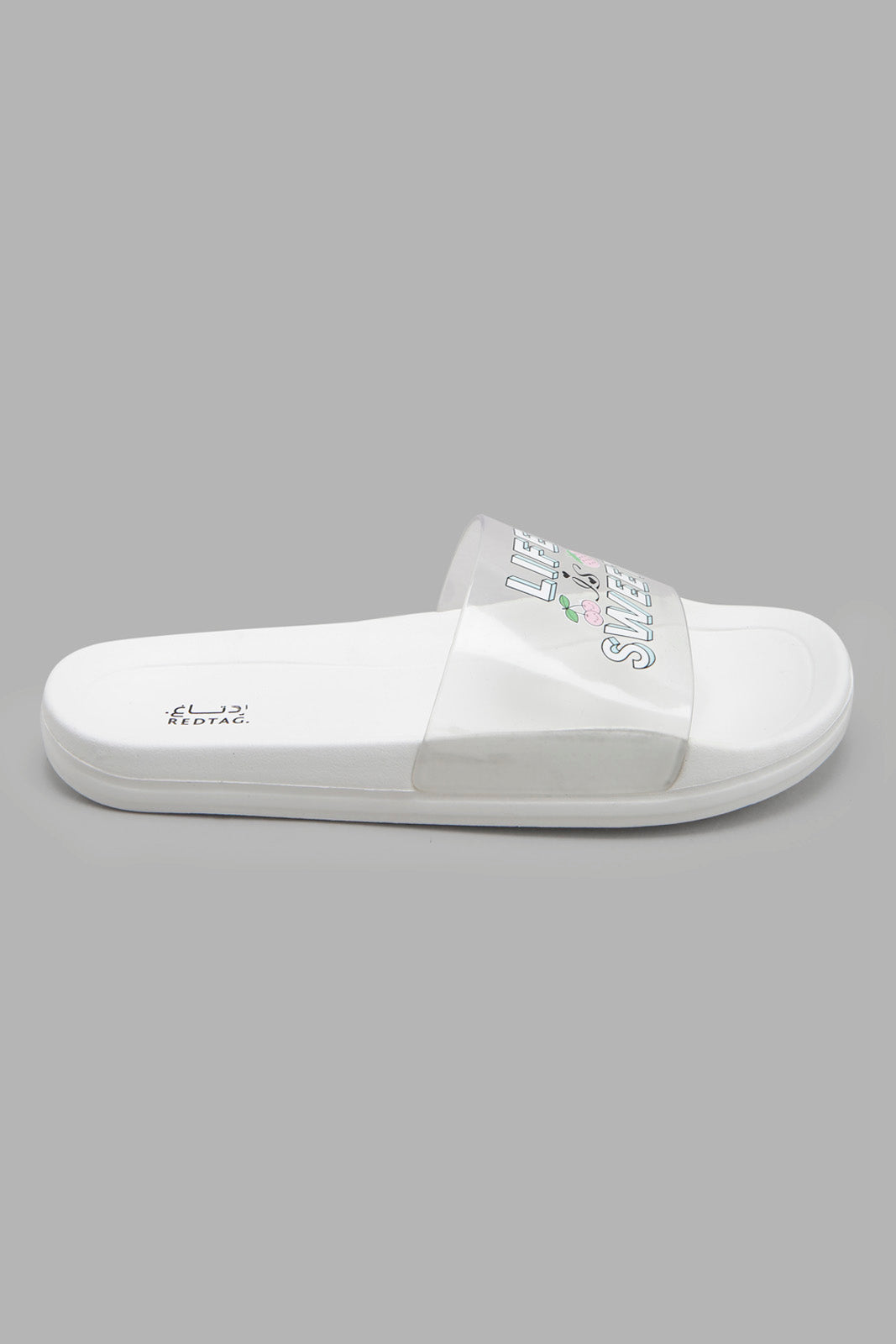 Redtag-White-Slogan-Slide-Bundle,-Category:Flip-Flops,-Colour:White,-Deals:3-For-90,-Deals:New-In,-Filter:Women's-Footwear,-New-In-Women-FOO,-Section:Women,-W22O,-Women-Flip-Flops-Women's-