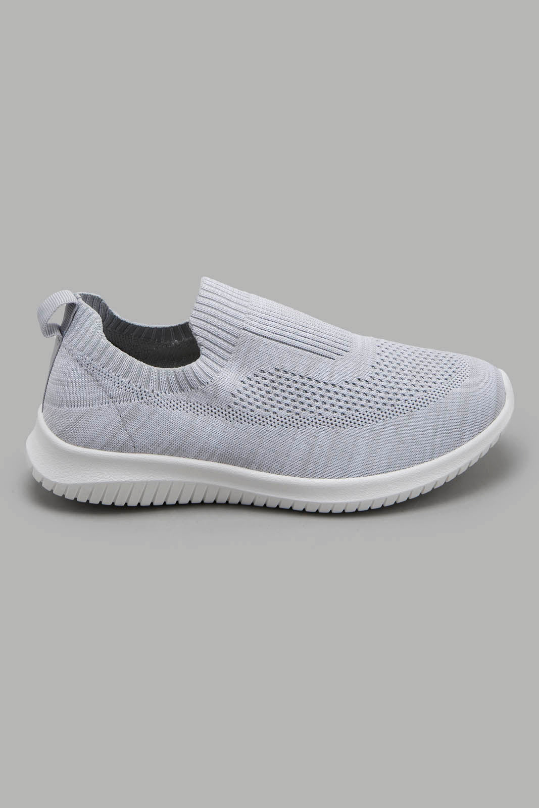 Redtag-Grey-Slip-On-Sneaker-Category:Trainers,-Colour:Grey,-Deals:New-In,-Filter:Women's-Footwear,-New-In-Women-FOO,-Non-Sale,-Section:Women,-W22O,-Women-Trainers-Women's-