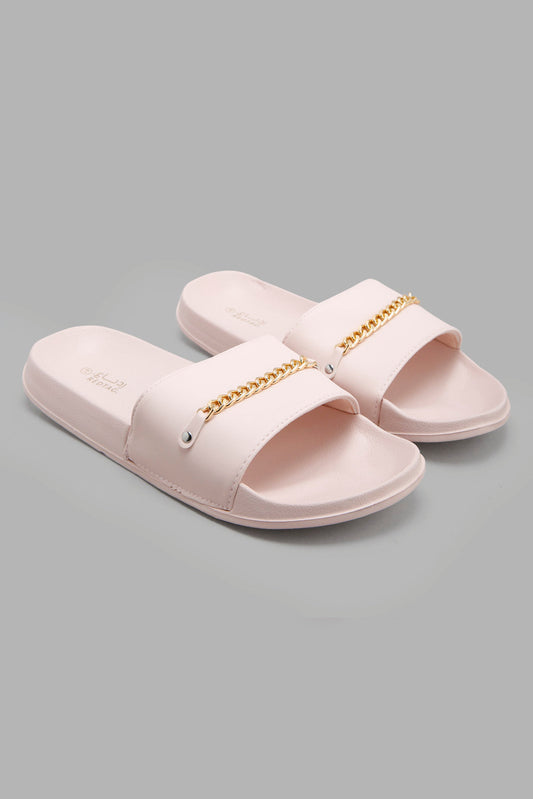 Redtag-Pink-Chain-Trim-Mule-Bundle,-Category:Flip-Flops,-Colour:Pink,-Deals:3-For-90,-Deals:New-In,-Filter:Women's-Footwear,-New-In-Women-FOO,-Section:Women,-W22O,-Women-Flip-Flops-Women's-