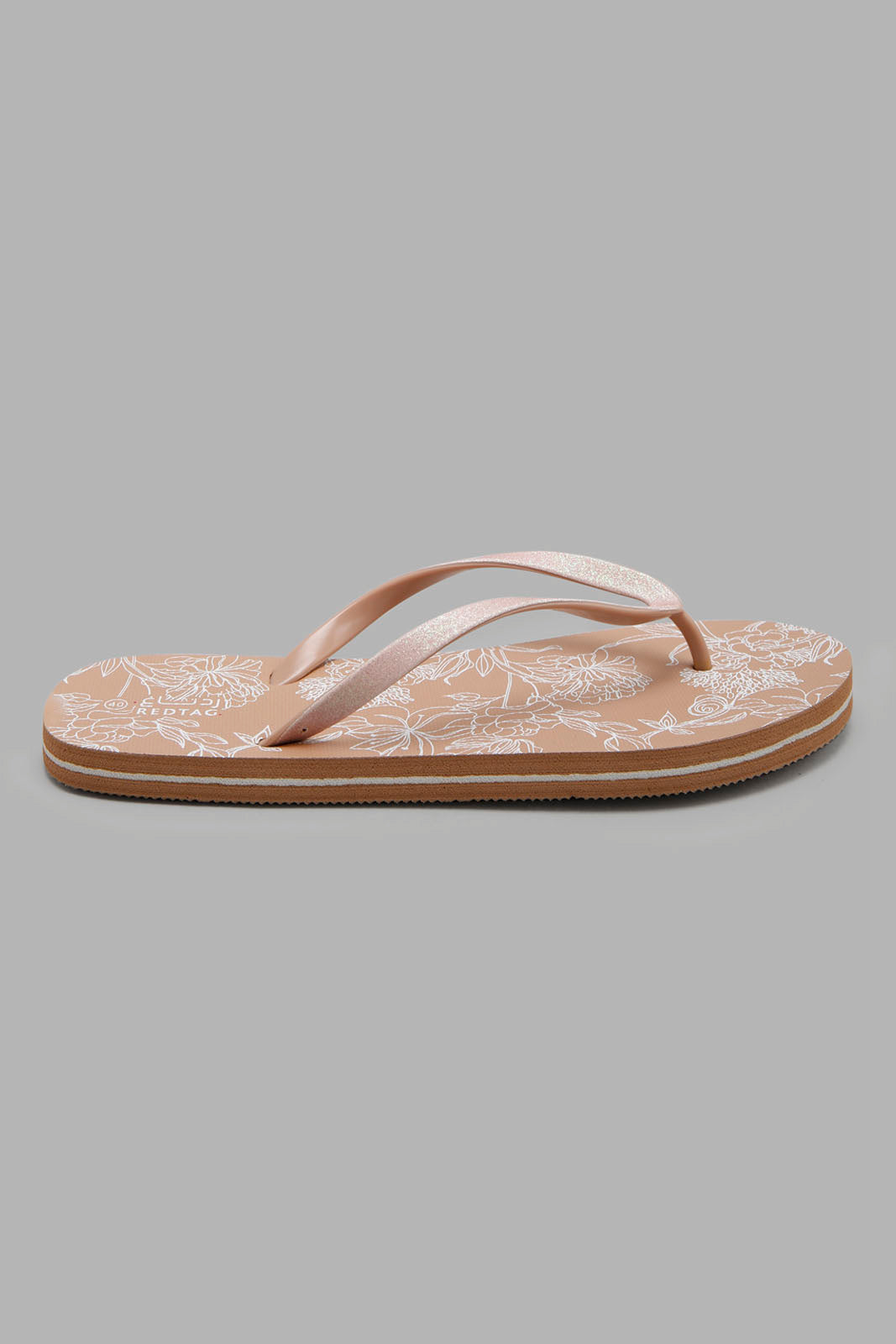 Redtag-Taupe-Floral-Print-Flip-Flop-Bundle,-Category:Flip-Flops,-Colour:Taupe,-Deals:4-For-90,-Deals:New-In,-Filter:Women's-Footwear,-New-In-Women-FOO,-Section:Women,-W22O,-Women-Flip-Flops-Women's-