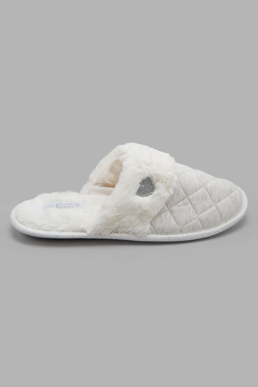 Redtag-White-Quilt-Close-Toe-Slipper-Bundle,-Category:Slippers,-Colour:White,-Deals:3-For-90,-Deals:New-In,-Filter:Women's-Footwear,-New-In-Women-FOO,-S22C,-Section:Women,-Women-Slippers-Women's-