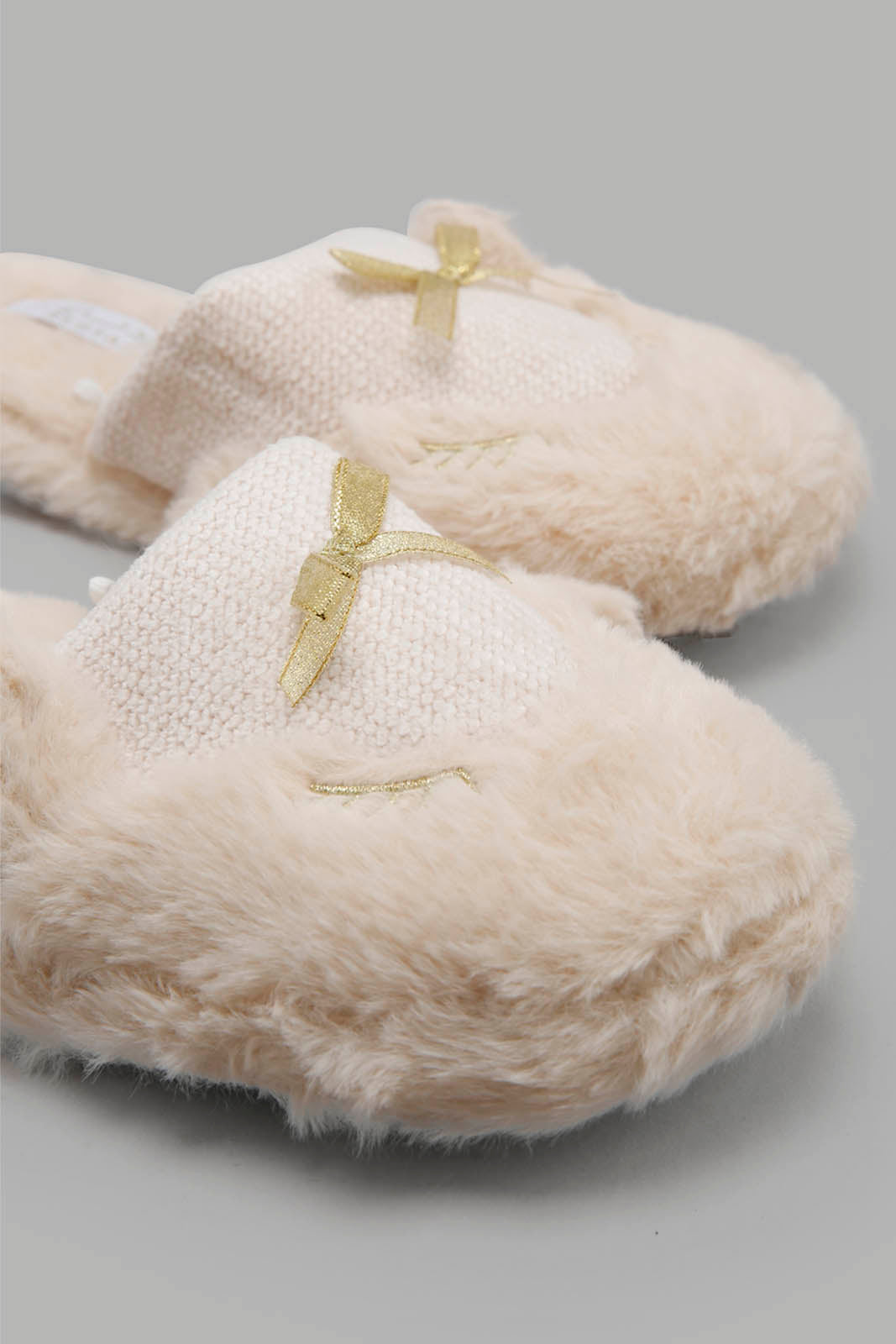 Redtag-Beige-Bunny-Ears-Slipper--Women's-