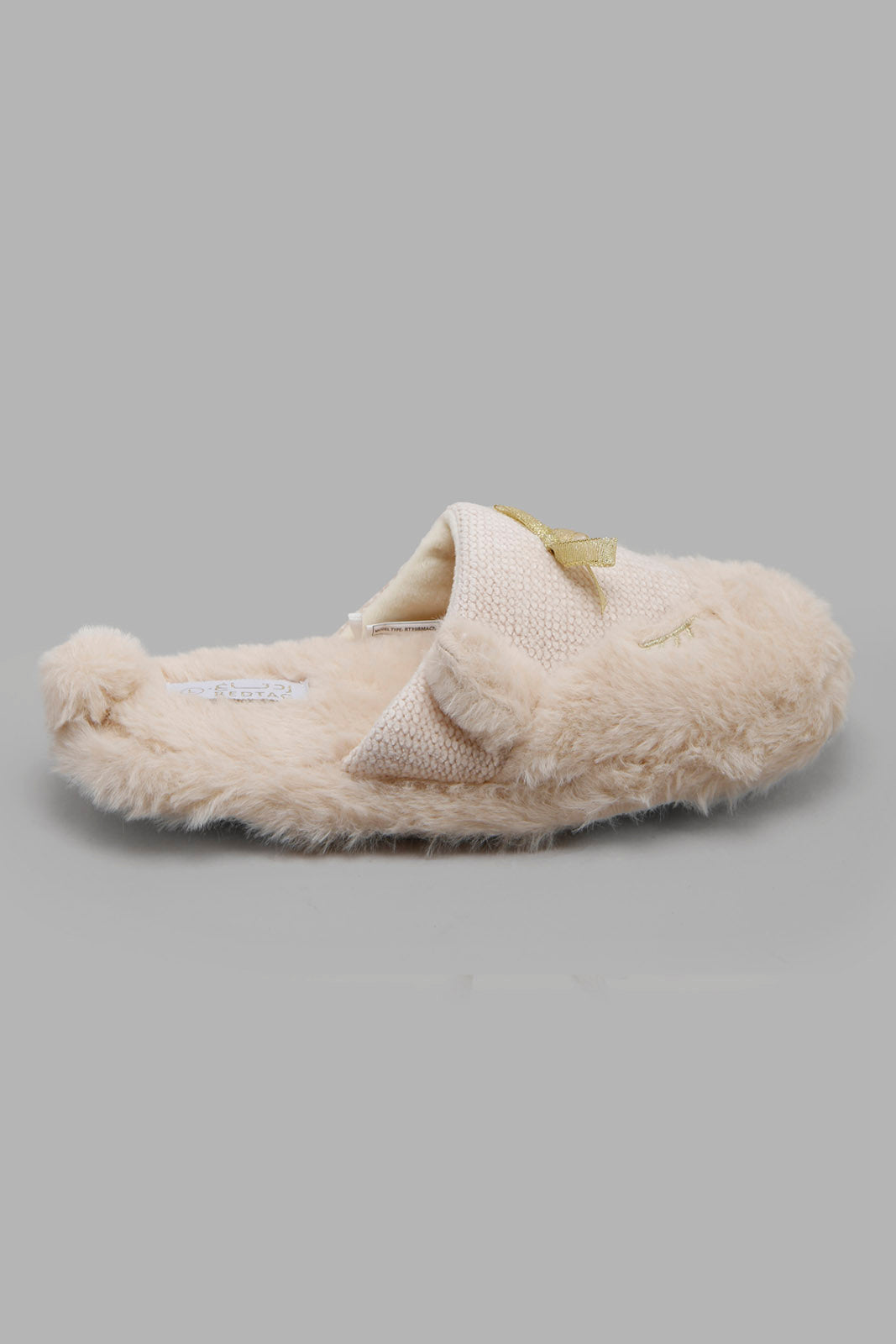 Redtag-Beige-Bunny-Ears-Slipper--Women's-