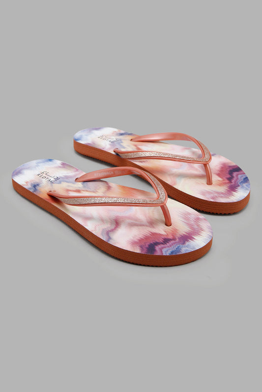 Redtag-Gold-Glitter-Watercolour-Flip-Flop-Category:Flip-Flops,-Colour:Gold,-Deals:New-In,-Filter:Women's-Footwear,-New-In-Women-FOO,-Non-Sale,-S22C,-Section:Women,-Women-Flip-Flops-Women's-