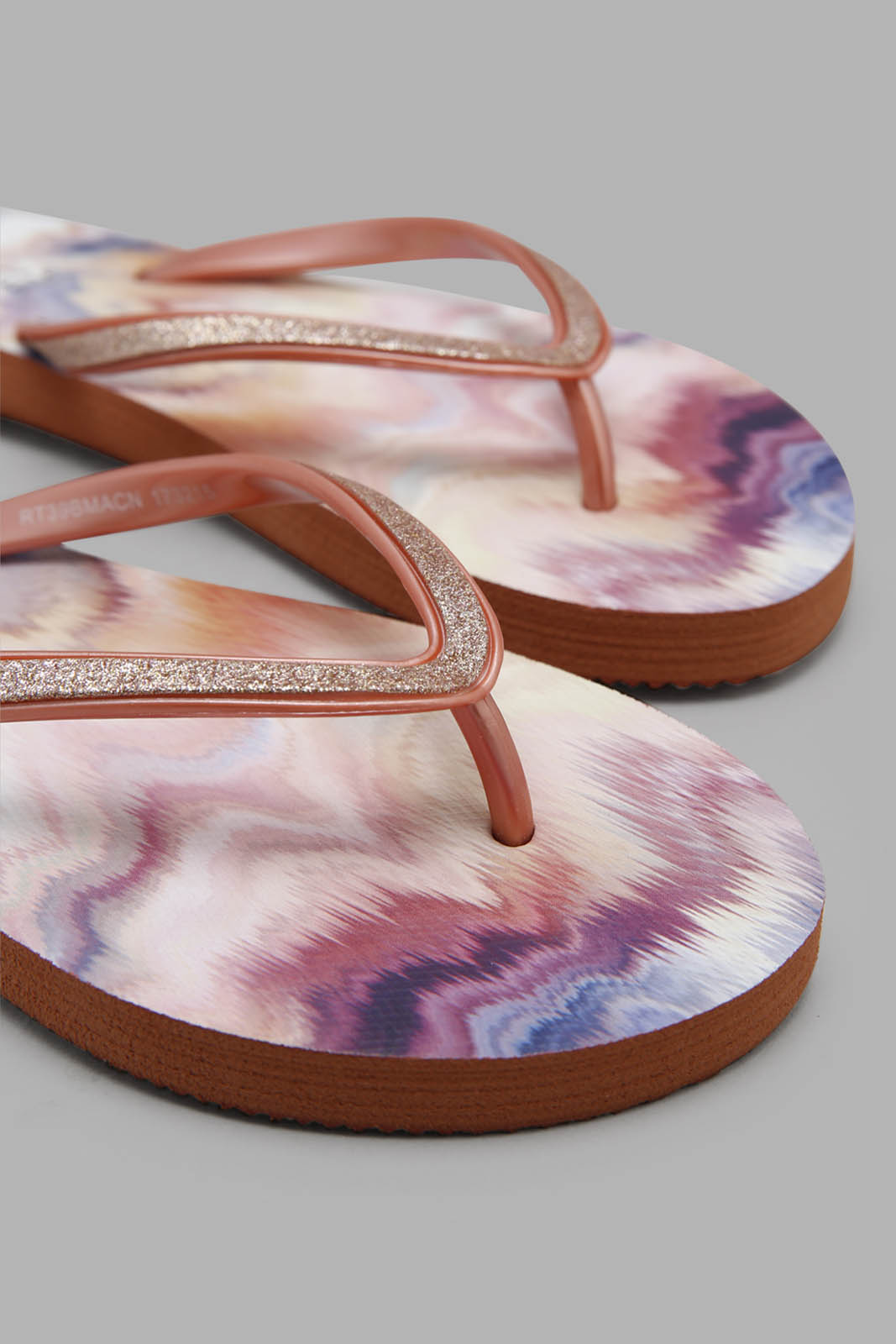 Redtag-Gold-Glitter-Watercolour-Flip-Flop-Category:Flip-Flops,-Colour:Gold,-Deals:New-In,-Filter:Women's-Footwear,-New-In-Women-FOO,-Non-Sale,-S22C,-Section:Women,-Women-Flip-Flops-Women's-