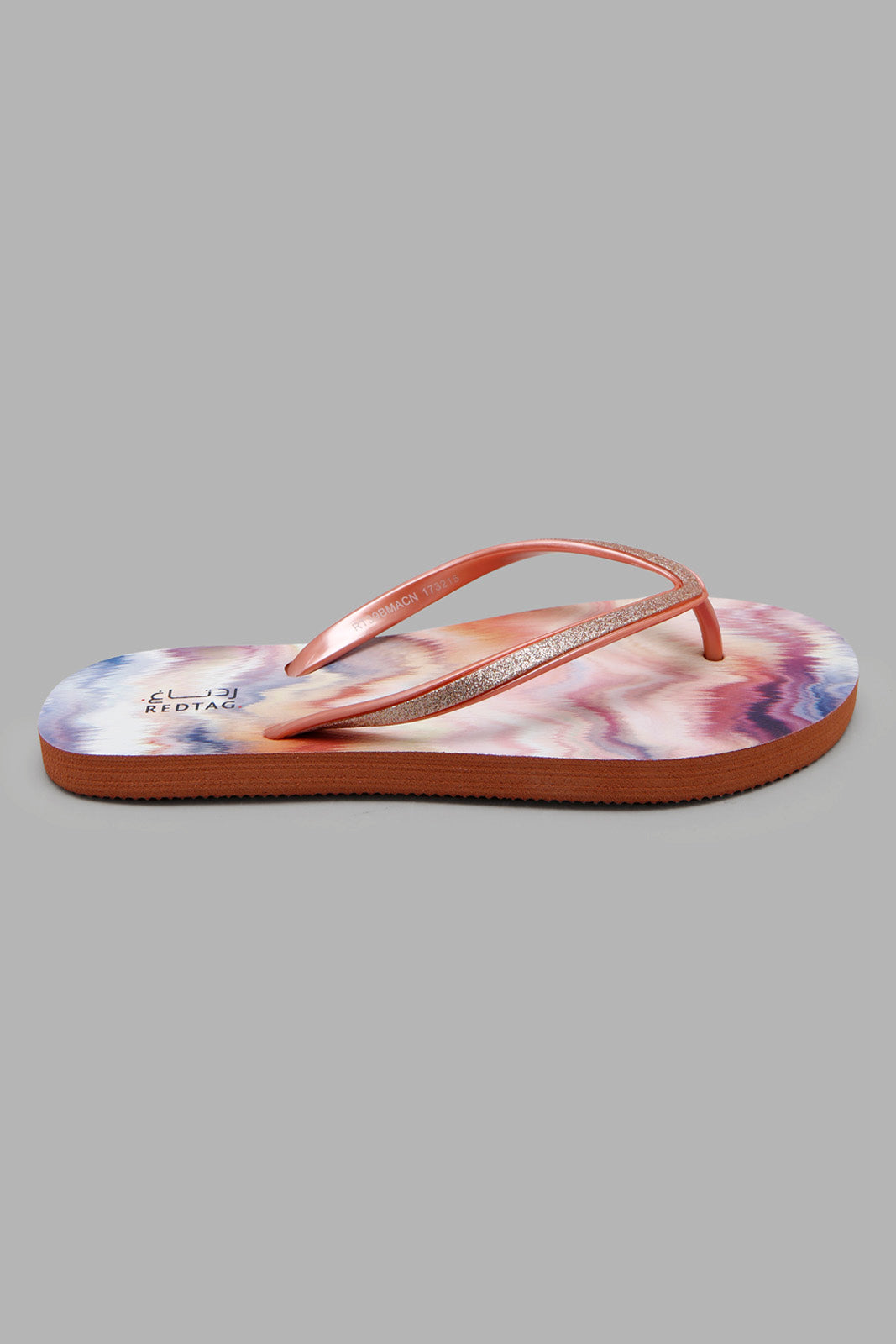 Redtag-Gold-Glitter-Watercolour-Flip-Flop-Category:Flip-Flops,-Colour:Gold,-Deals:New-In,-Filter:Women's-Footwear,-New-In-Women-FOO,-Non-Sale,-S22C,-Section:Women,-Women-Flip-Flops-Women's-