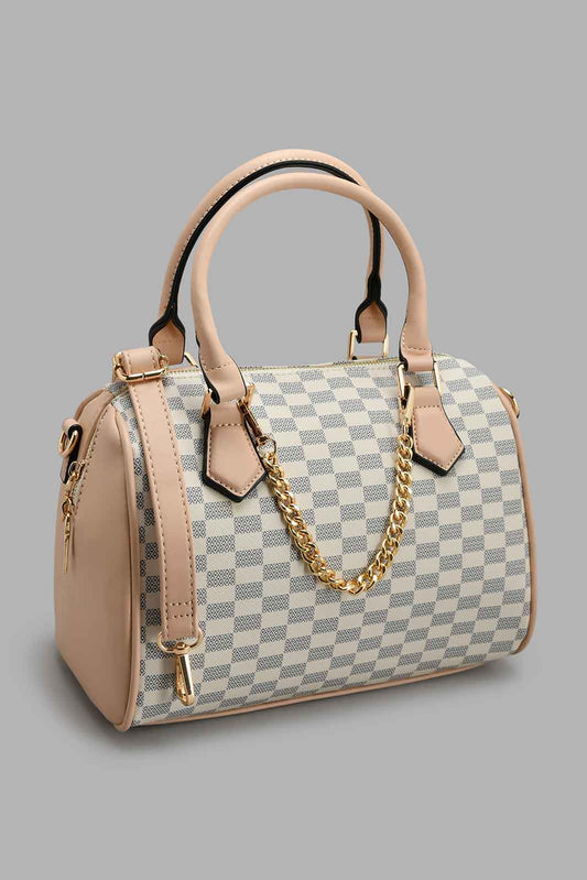 Redtag-Beige-Day-Bag-With-Chain-Embellished-Day-Bags-Women-