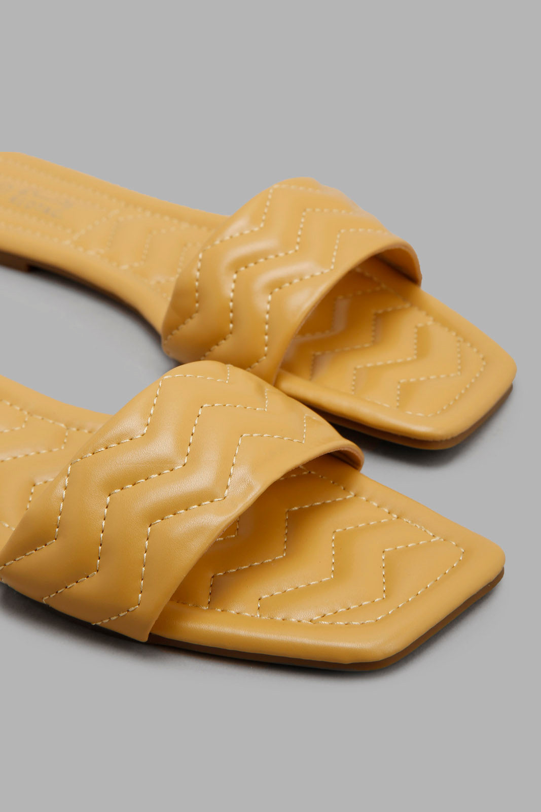 Redtag-Mustard-Quilt-Mule-Bundle,-Category:Sandals,-Colour:Mustard,-Deals:2-For-90,-Deals:New-In,-Filter:Women's-Footwear,-LEC-Sandals,-New-In-Women-FOO,-S22C,-Section:Women-Women's-