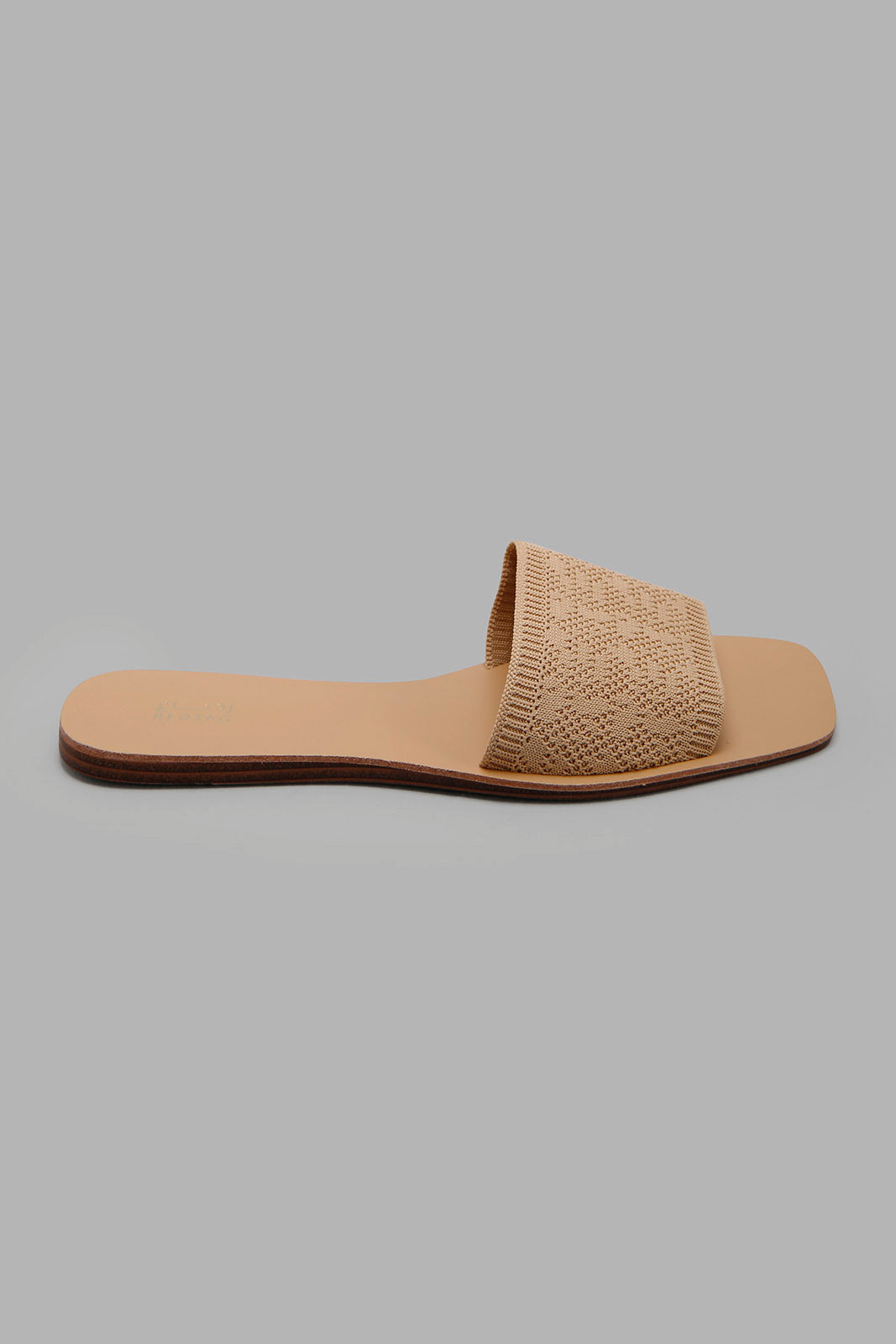Redtag-Taupe-Knit-Mule-Category:Sandals,-Colour:Taupe,-Deals:New-In,-Filter:Women's-Footwear,-LEC-Sandals,-New-In-Women-FOO,-Non-Sale,-Section:Women,-W22A-Women's-