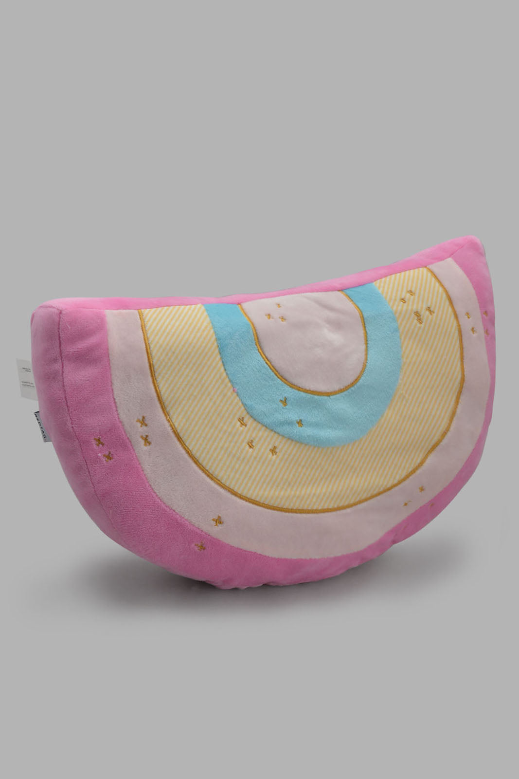 Redtag-Pink-Rainbow-Kids-Cushion-Category:Cushions,-Character,-Colour:Pink,-Filter:Home-Bedroom,-HMW-BED-Cushions,-New-In,-New-In-HMW-BED,-Non-Sale,-S22C,-Section:Homewares-Home-Bedroom-