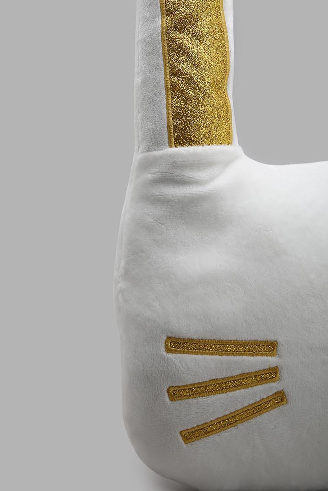 Redtag-White/Gold-Cat-Kids-Cushion-Bundle,-Category:Cushions,-Colour:White,-Filter:Home-Bedroom,-HMW-BED-Cushions,-S22C,-Section:Homewares-Home-Bedroom-