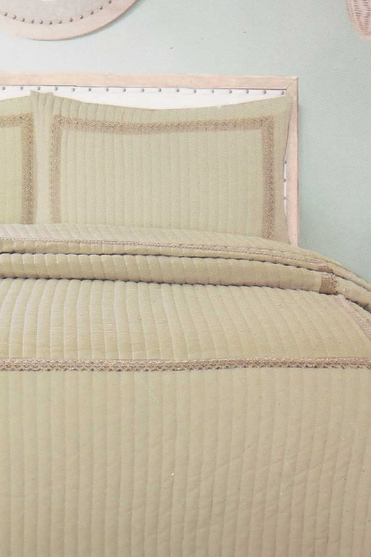 Redtag-Pink-Bedspread-Set-With-Lace-(Double-Size)-Bedspreads-Home-Bedroom-