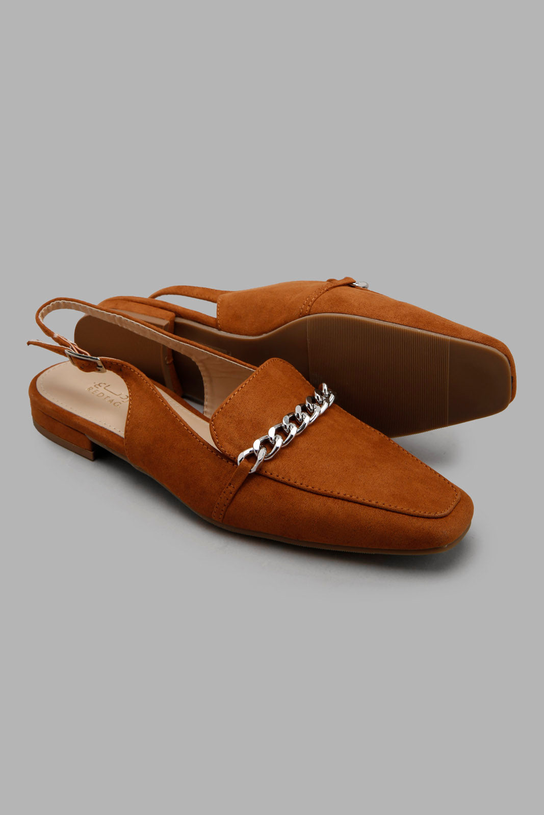Redtag-Tan-Slingback-Loafer-Category:Shoes,-Colour:Tan,-Filter:Women's-Footwear,-New-In,-New-In-Women-FOO,-Non-Sale,-Section:Women,-W22O,-Women-Shoes-Women's-