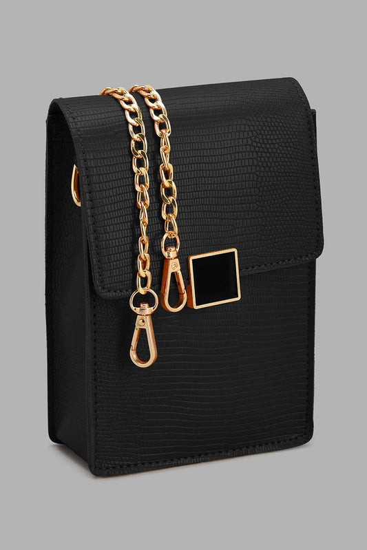 Redtag-Black-Textured-Mobile-Pouches-Mobile-Pouches-Women-