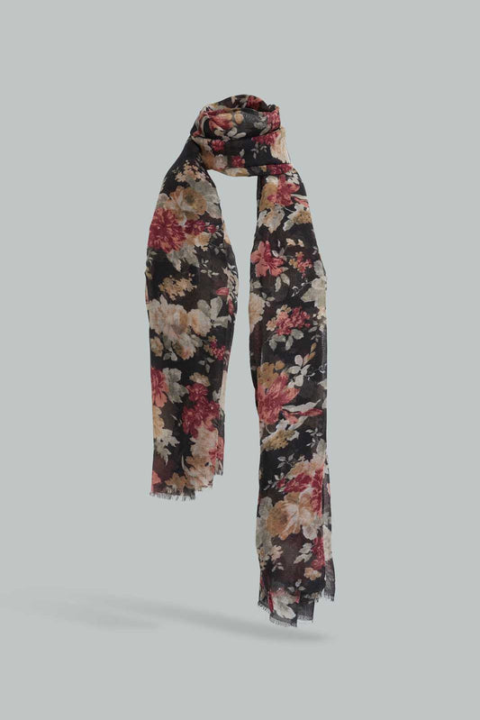 Redtag-Multi-Color-Floral-Printed-Scarf-Fashion-Scarves-Girls-