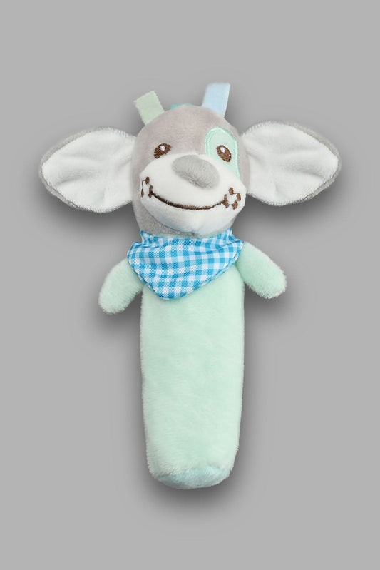 Redtag-Multicolour-Soothe-Bibi-Stick-(Pink-Cow)-With-Polyester-Material-Rattles-New-Born-Baby-