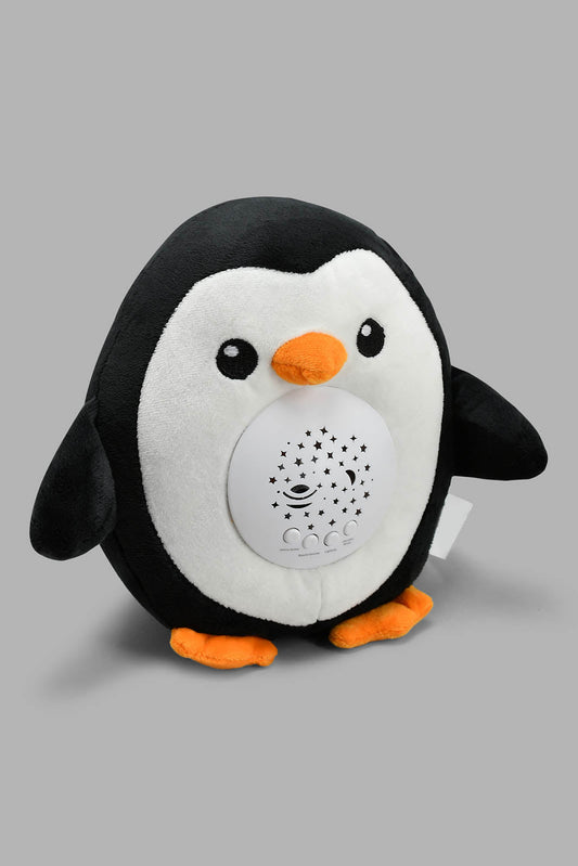 Redtag-Multicolour-Washable-Plush-Penguin-Projection-Rattles-New-Born-Baby-