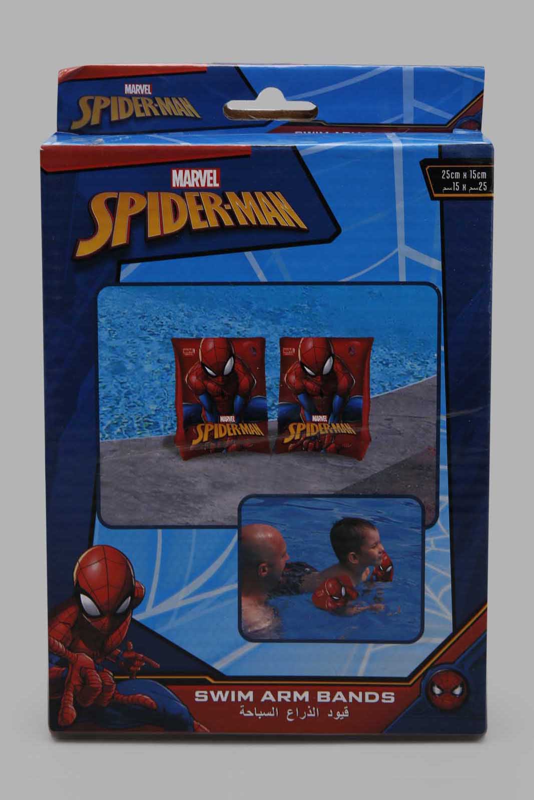 Boys Red And Blue Spiderman Swim Arm Band