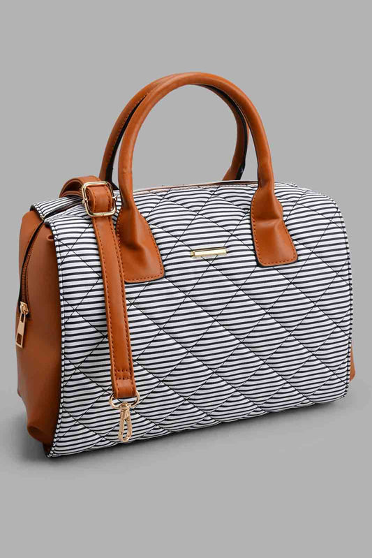 Redtag-Multicolour-Nautical-Stripe-Day-Bag-Day-Bags-Women-