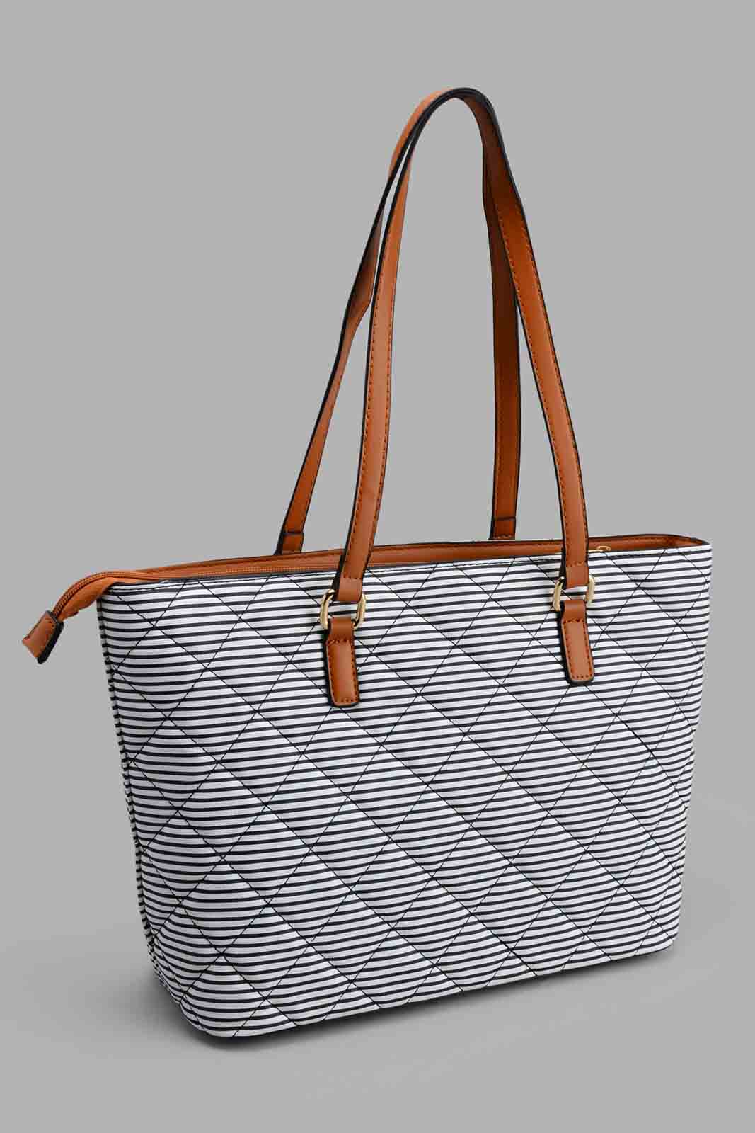 Redtag-Multicolour-Nautical-Stripe-Tote-Day-Bag-Day-Bags-Women-