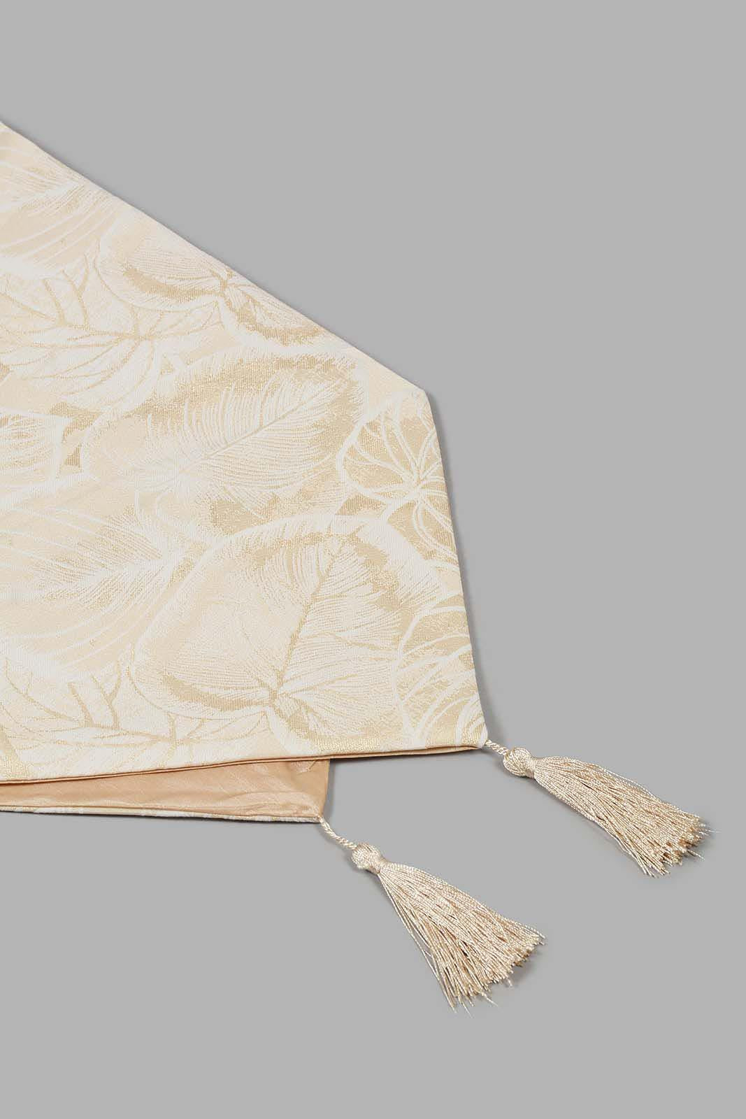 Redtag-Gold-Table-Runner-0,-Colour:Gold,-Filter:Home-Dining,-HMW-DIN-Table-Linen,-New-In,-New-In-HMW-DIN,-Non-Sale,-S22B,-Section:Homewares-Home-Dining-