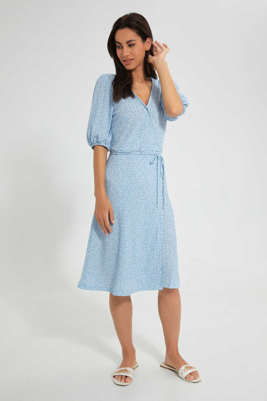 Redtag-Printed-Wrap-Dress-Dresses-Women's-