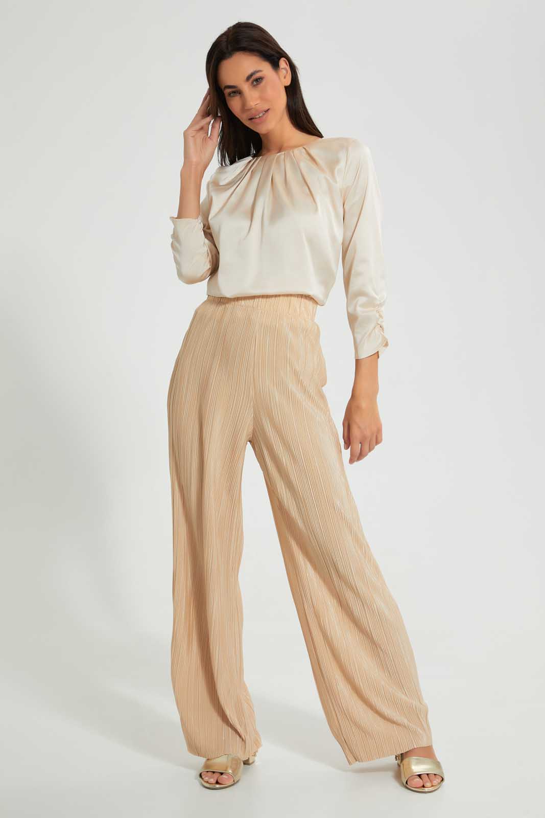 Redtag-Satin-Neck-Detail-Blouse-Blouses-Women's-