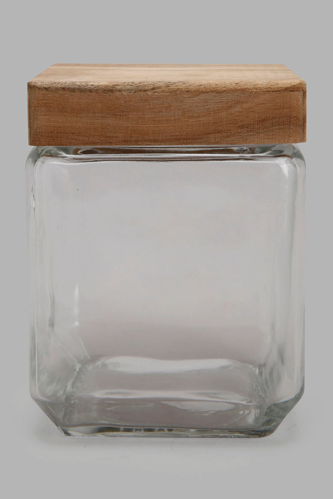 Redtag-Clear-Glass-Jar-With-Woven-Lid-(Medium)-Category:Canisters-And-Jars,-Colour:White,-Deals:New-In,-Filter:Home-Dining,-HARMONY,-HMW-DIN-Storage,-New-In-HMW-DIN,-Non-Sale,-Section:Homewares,-W22O-Home-Dining-