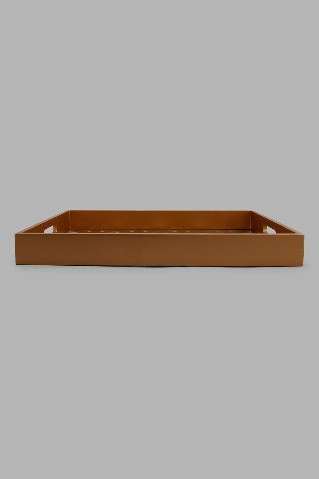 Redtag-Gold-Rectangle-Laser-Cut-Tray-(Large)-Category:Trays,-Colour:Gold,-Deals:New-In,-Filter:Home-Dining,-HMW-DIN-Serveware,-New-In-HMW-DIN,-Non-Sale,-Section:Homewares,-W22A-Home-Dining-