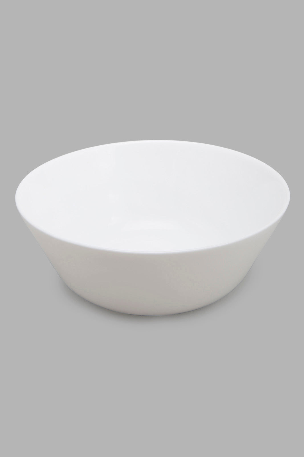 Redtag-White-Round-Salad-Bowl-Category:Bowls,-Colour:White,-Deals:New-In,-Filter:Home-Dining,-HMW-DIN-Crockery,-New-In-HMW-DIN,-Non-Sale,-Section:Homewares,-W22A-Home-Dining-