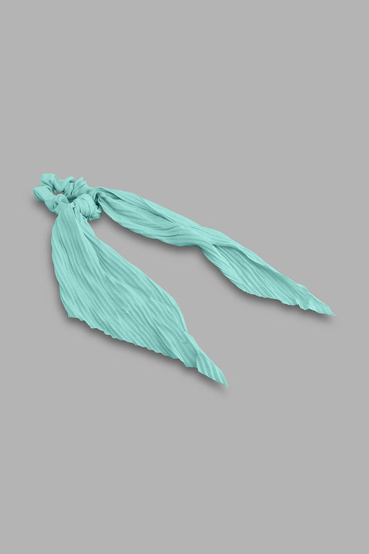 Redtag-Teal-Scrunchy-Colour:Teal,-Filter:Women's-Accessories,-New-In,-New-In-Women-ACC,-Non-Sale,-S22A,-Women-Hair-Elastic-Women-