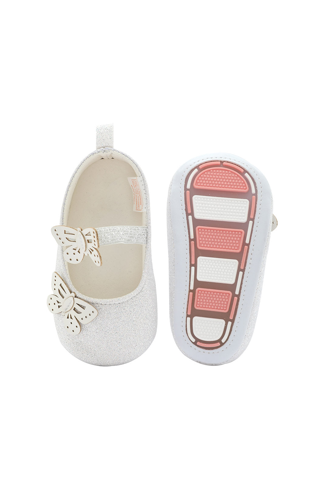 Redtag-White-Pram-Shoe-2FOR69,-Category:Shoes,-Colour:White,-Deals:2-FOR-69,-Deals:New-In,-Dept:New-Born,-Filter:Baby-Footwear-(0-to-18-Mths),-NBF-Shoes,-New-In-NBF-FOO,-S22C,-Section:Boys-(0-to-14Yrs)-Baby-