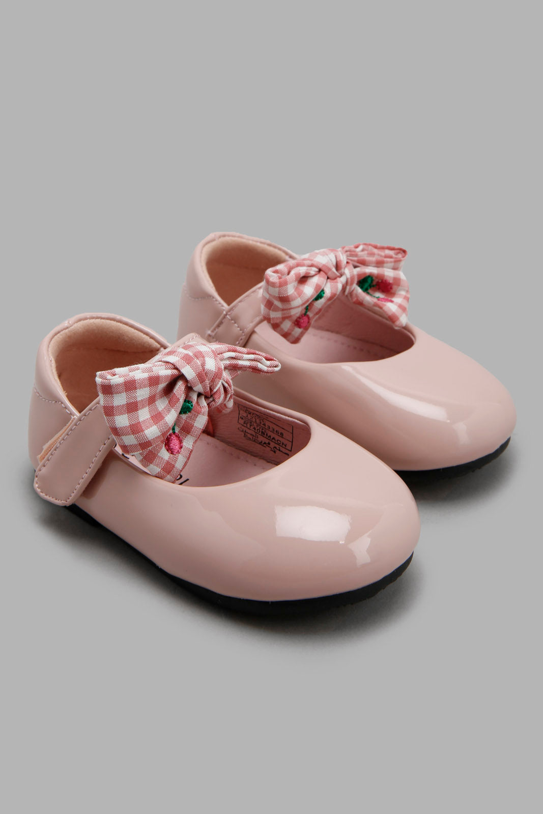 Redtag-Pale-Pink-Bow-Ballerina-Category:Shoes,-Colour:Pink,-Deals:New-In,-Filter:Girls-Footwear-(1-to-3-Yrs),-ING-Shoes,-New-In-ING-FOO,-Non-Sale,-Section:Girls-(0-to-14Yrs),-W22O-Infant-Girls-1 to 3 Years