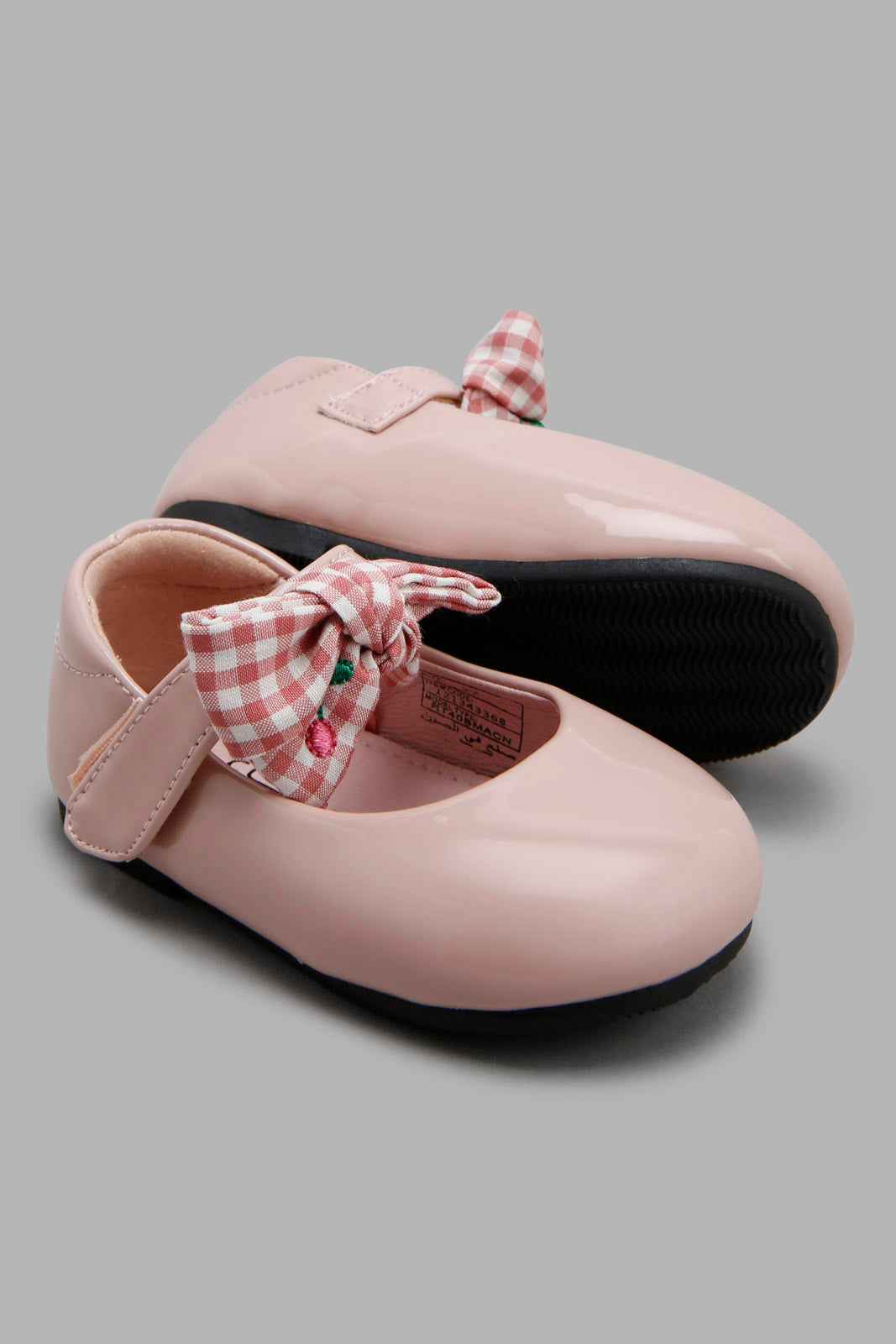 Redtag-Pale-Pink-Bow-Ballerina-Category:Shoes,-Colour:Pink,-Deals:New-In,-Filter:Girls-Footwear-(1-to-3-Yrs),-ING-Shoes,-New-In-ING-FOO,-Non-Sale,-Section:Girls-(0-to-14Yrs),-W22O-Infant-Girls-1 to 3 Years
