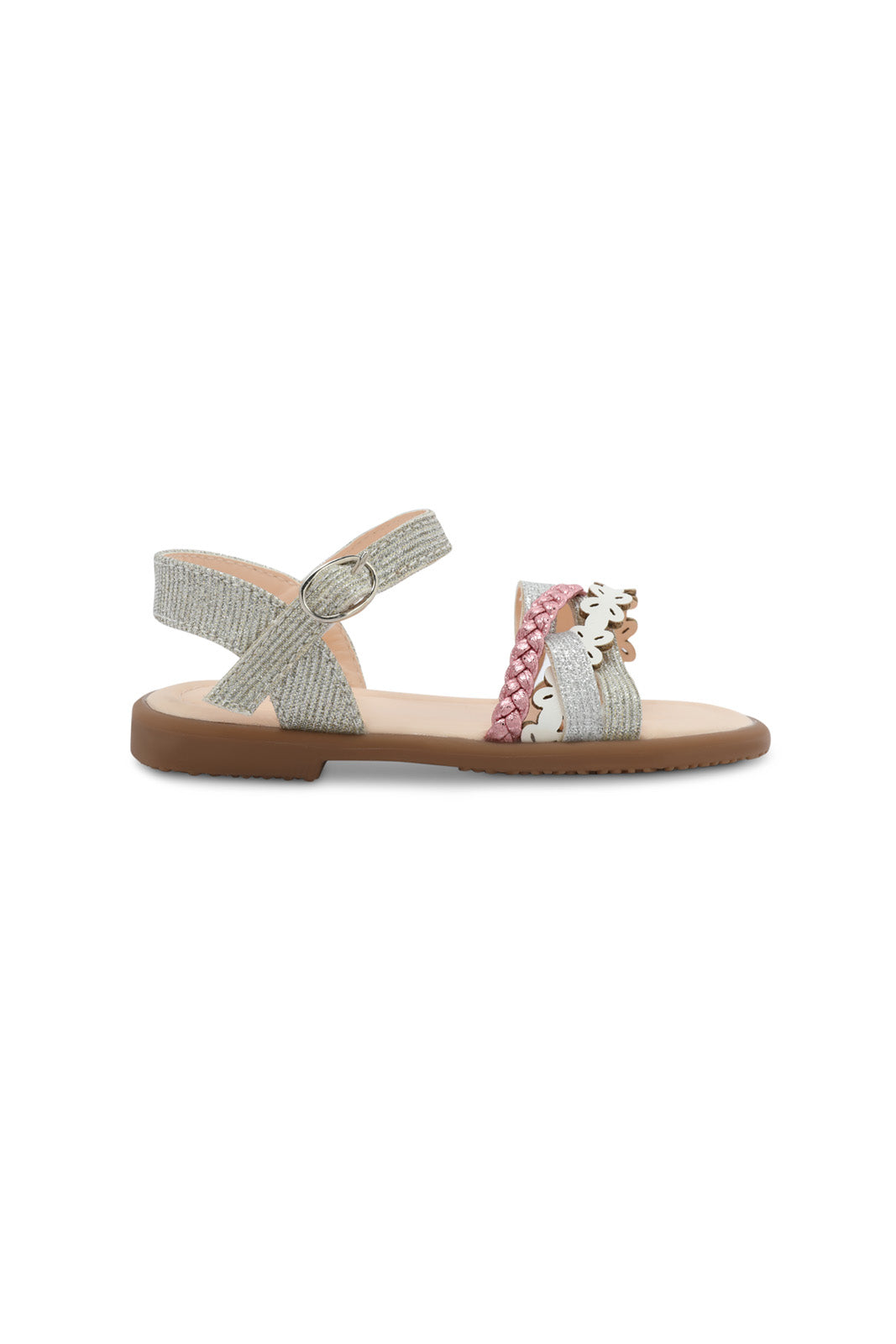 Redtag-Pale-Pink-Braid-Sandal-Bundle,-Category:Shoes,-Colour:Pink,-Deals:New-In,-Dept:Girls,-Filter:Girls-Footwear-(1-to-3-Yrs),-ING-Shoes,-New-In-ING-FOO,-S22C,-Section:Girls-(0-to-14Yrs)-Infant-Girls-1 to 3 Years