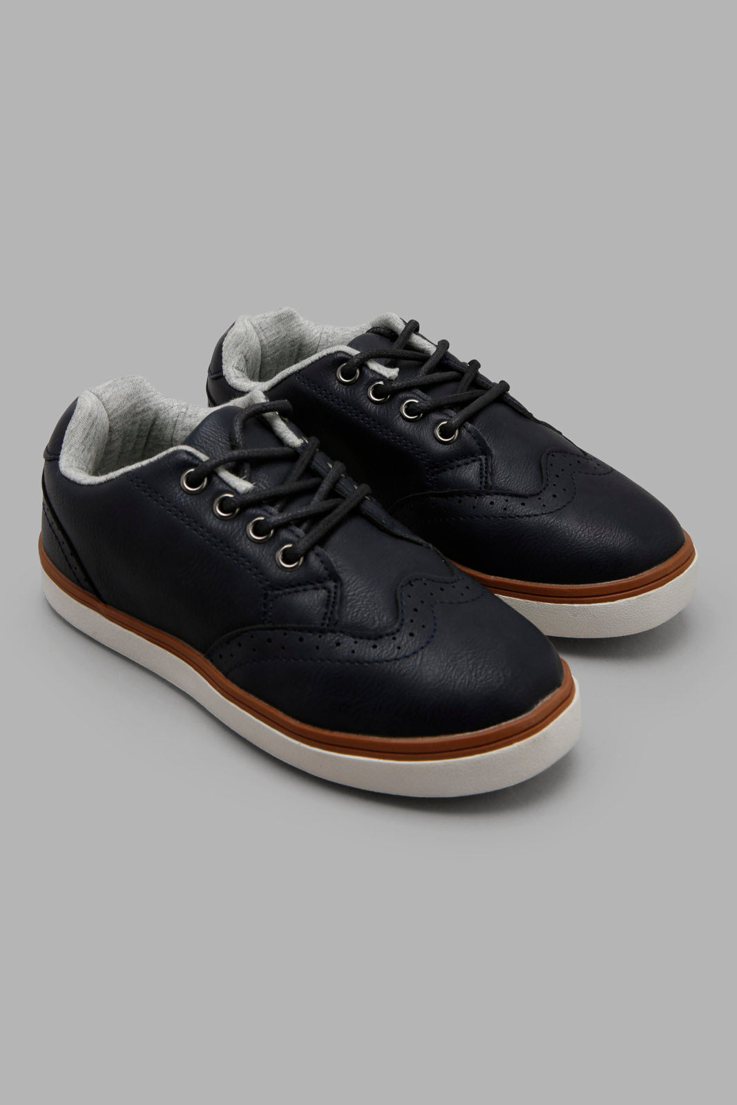 Redtag-Navy-Brogue-BOY-Sandals,-Category:Shoes,-Colour:Navy,-Filter:Boys-Footwear-(3-to-5-Yrs),-New-In,-New-In-BOY-FOO,-Non-Sale,-Section:Boys-(0-to-14Yrs),-W22O-Boys-3 to 5 Years