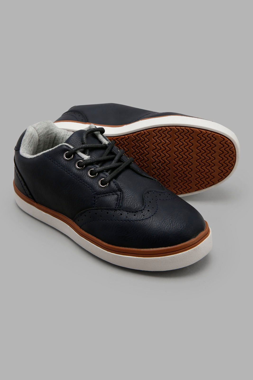 Redtag-Navy-Brogue-BOY-Sandals,-Category:Shoes,-Colour:Navy,-Filter:Boys-Footwear-(3-to-5-Yrs),-New-In,-New-In-BOY-FOO,-Non-Sale,-Section:Boys-(0-to-14Yrs),-W22O-Boys-3 to 5 Years