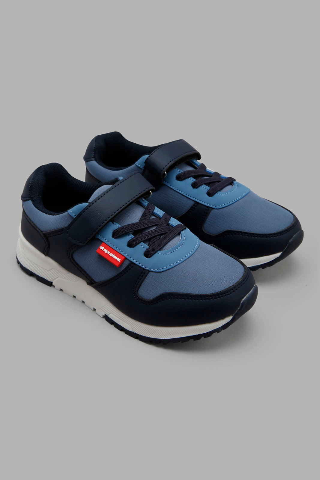Redtag-Navy-Fabric-Block-Sneaker-BOY-Trainers,-Category:Trainers,-Colour:Navy,-Filter:Boys-Footwear-(3-to-5-Yrs),-New-In,-New-In-BOY-FOO,-Non-Sale,-S22C,-Section:Boys-(0-to-14Yrs)-Boys-3 to 5 Years